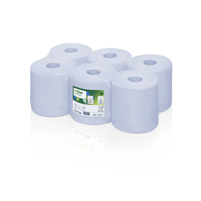 Wepa Satino Smart - R�czniki papierowe w roli w systemie centralnego dozowania, 150 m, 6 rolek - Niebieskie