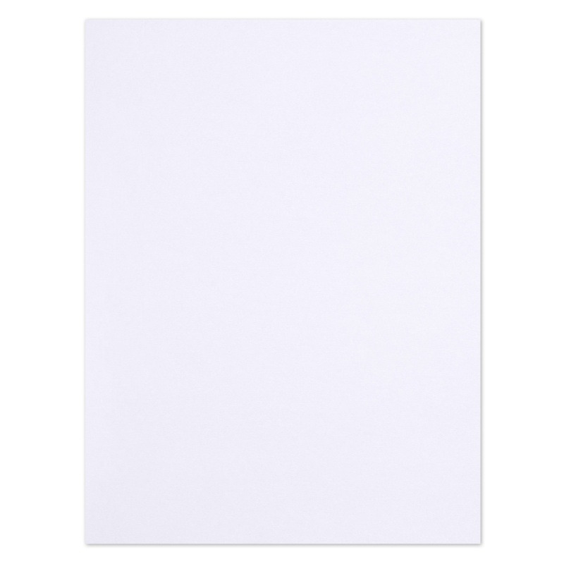 Skoroszyt OFFICE PRODUCTS Budget Pro, karton, z listw�, bia�y wewn., A4, 250gsm, bia�y