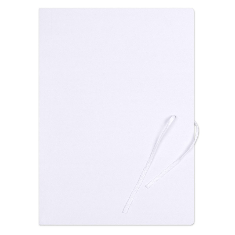 Teczka wi�zana OFFICE PRODUCTS Premium, karton, A4, 350gsm, 3-skrz., bia�a
