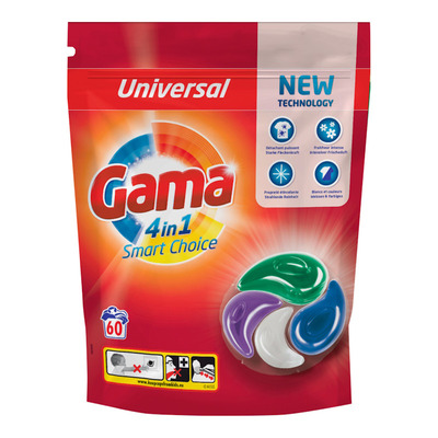 Gama Universal - Kapsu�ki do prania, uniwersalne - 60 sztuk