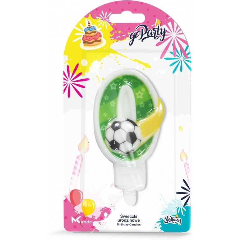 �wieczka urodzinowa Cyfra 0 Pi�ka SF-159-0 GO PARTY