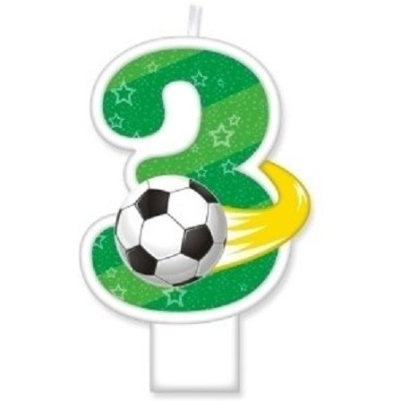 �wieczka urodzinowa Pi�ka Cyfra 3 SF-159-3 GO PARTY