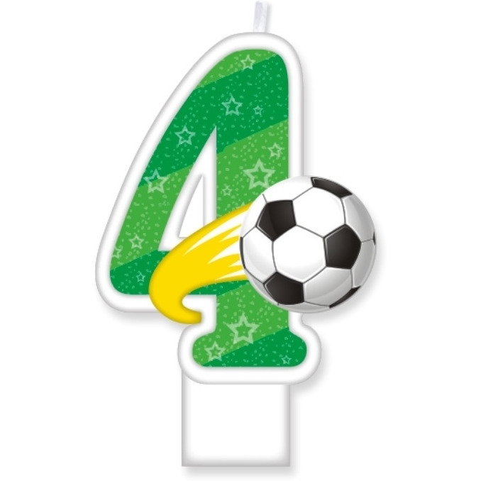 �wieczka urodzinowa Pi�ka Cyfra 4 SF-159-4 GO PARTY