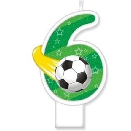 �wieczka urodzinowa Pi�ka Cyfra 6 SF-159-6 GO PARTY