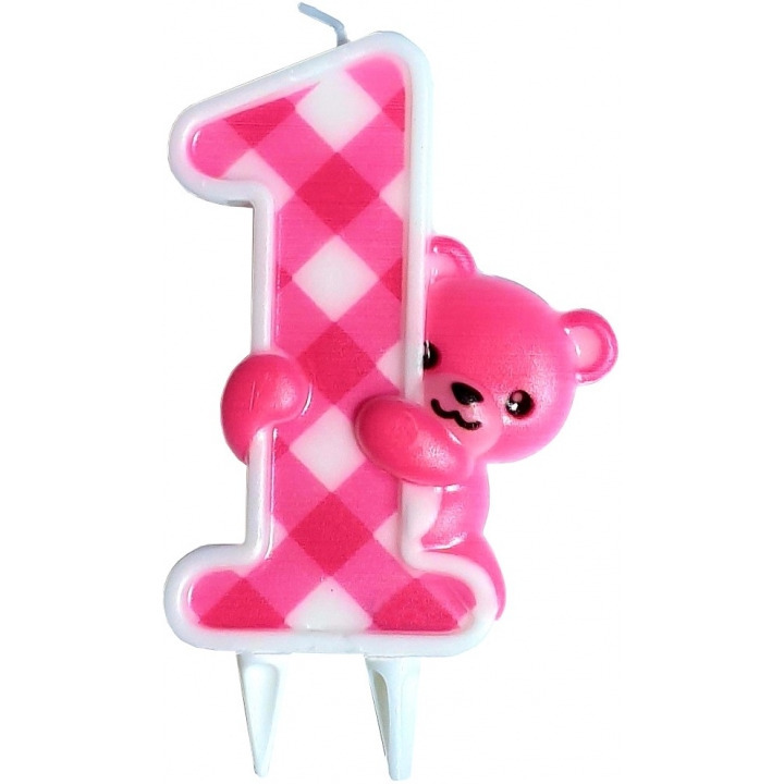 �wieczka urodzinowa R&oacute;�owy Mi� 1 SF-098 GO PARTY