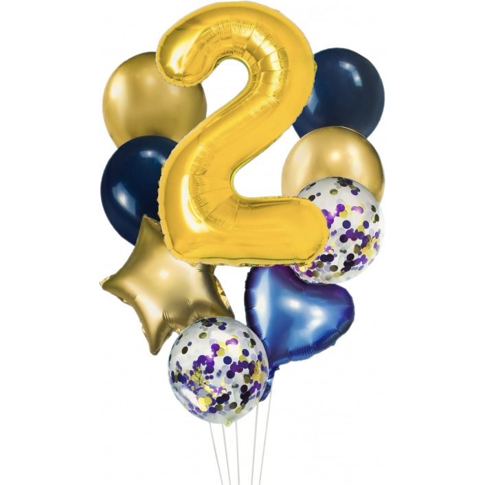 Zestaw balon&oacute;w cyfra 2 BCF-204-2 GO PARTY