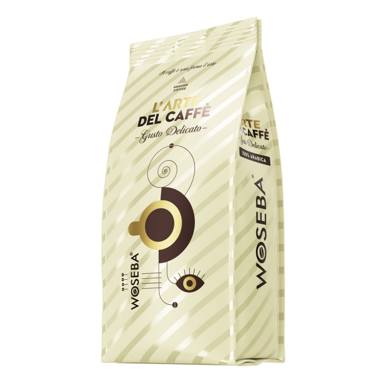 Kawa WOSEBA L&rsquo;arte del caff&egrave;, Gusto Delicato, mielona, 250g