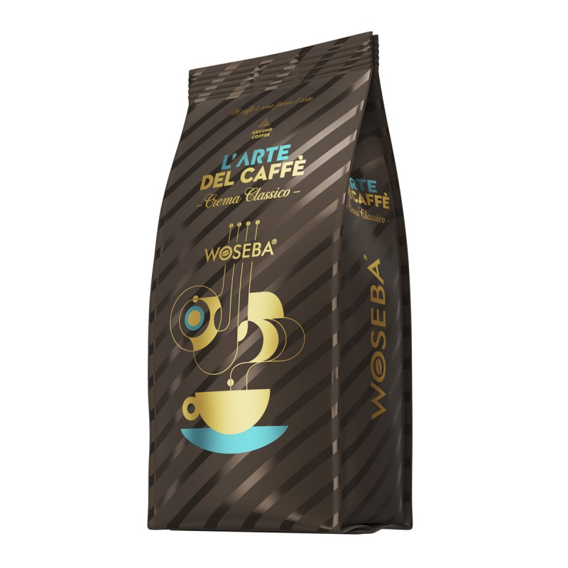 Kawa WOSEBA L&rsquo;arte del caff&egrave;, Crema Classico, mielona, 250g