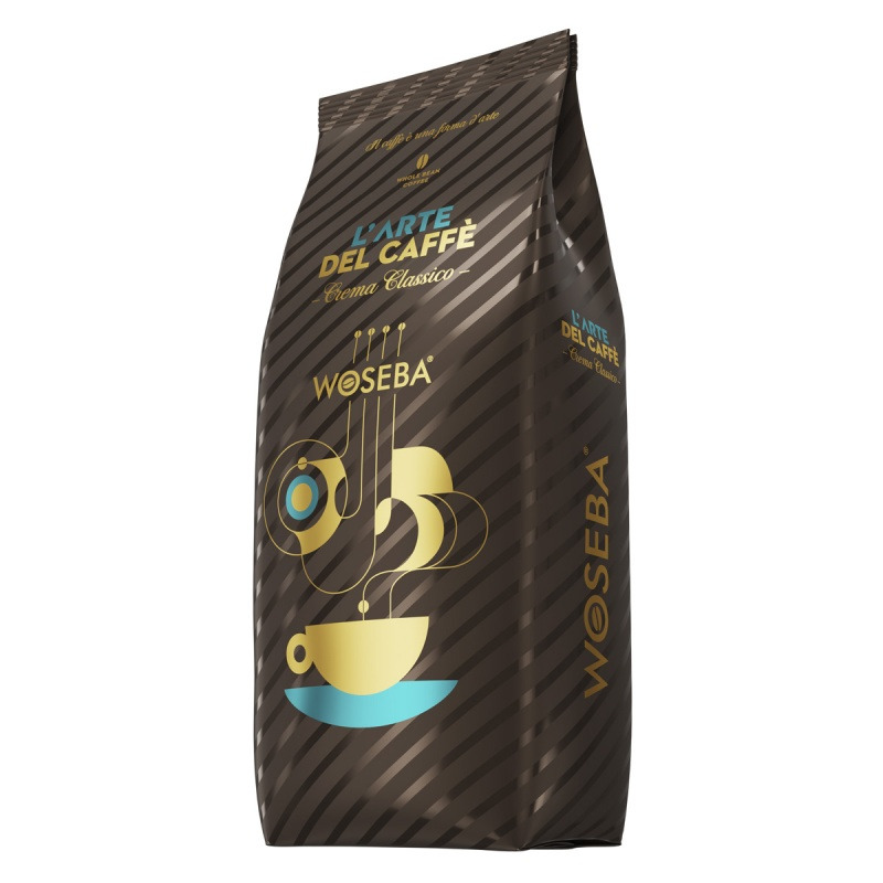 Kawa WOSEBA L&rsquo;arte del caff&egrave;, Crema Classico, ziarnista, 1000g