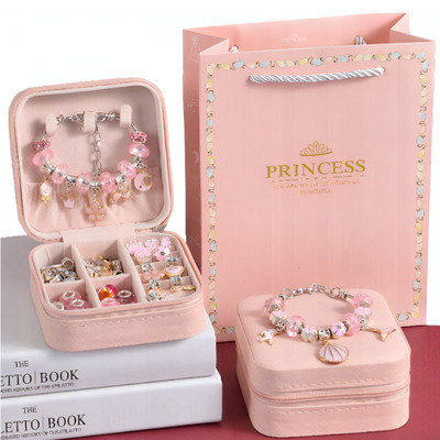 Zestaw koralik&oacute;w Princess r&oacute;�owy