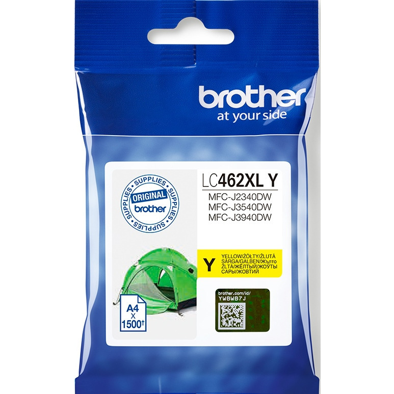 Tusz BROTHER (LC462XL Y) �&oacute;�ty 1500str