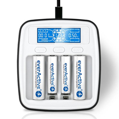 Everactive �adowarka akumulatorowa NNC-1000M USB-C EVERACTIVE R03 AAA / R6 AA