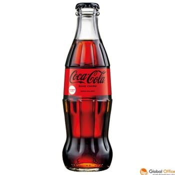 Nap&oacute;j COCA COLA ZERO 0.25L butelka szklana 24szt. + skrzynka