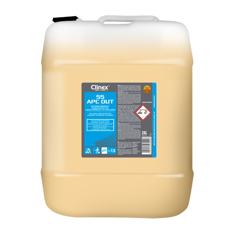 Clinex S5 APC OUT - Wysoko pieni�cy koncentrat do gruntownego czyszczenia - 20 l