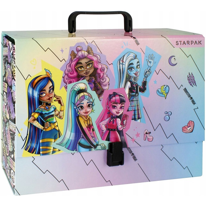Teczka z r�czk� A4 9.5cm MONSTER HIGH STK 514750 STARPAK