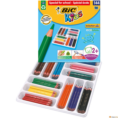 Kredki o�&oacute;wkowe BIC Kids Evolution Triangle ECOlutions Zestaw 144szt, 887831