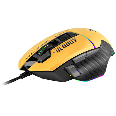 A4-Tech mysz  Bloody W95 Max USB Sports Lime | czarno-czerwona