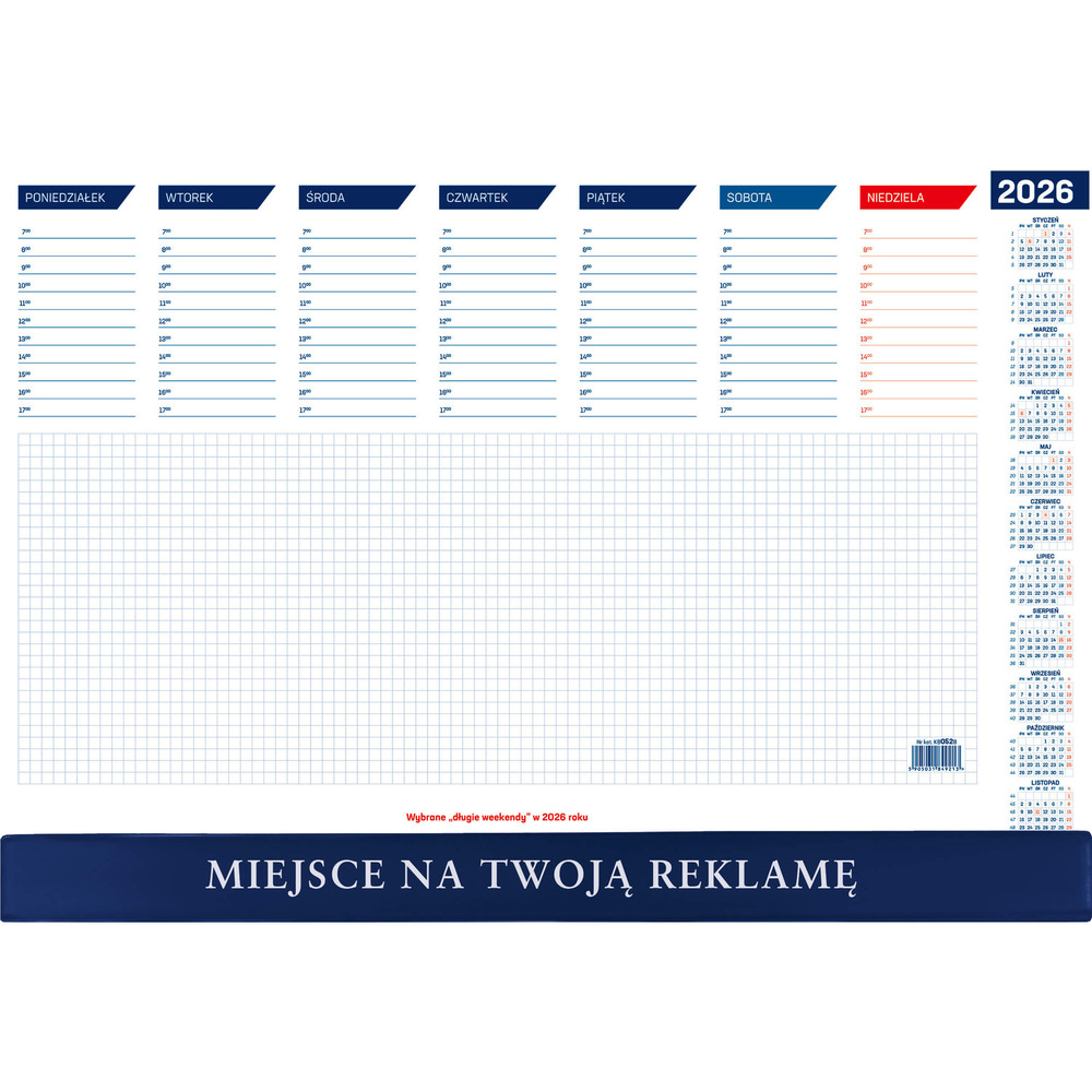 Biuwar ma�y z listw� 465x320mm 2026 KB052B Wok&oacute;� Nas