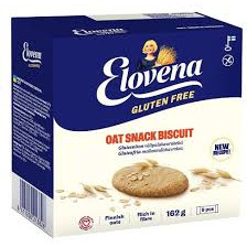 Elovena Gluten Free ciasteczka owsiane 162 g. Produkt bezglutenowy.