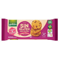 Gullon ciastka z kawa�kami czekolady 130 g, bez dodatku cukr�w. Zawiera substancje s�odz�ce. Produkt bezglutenowy.