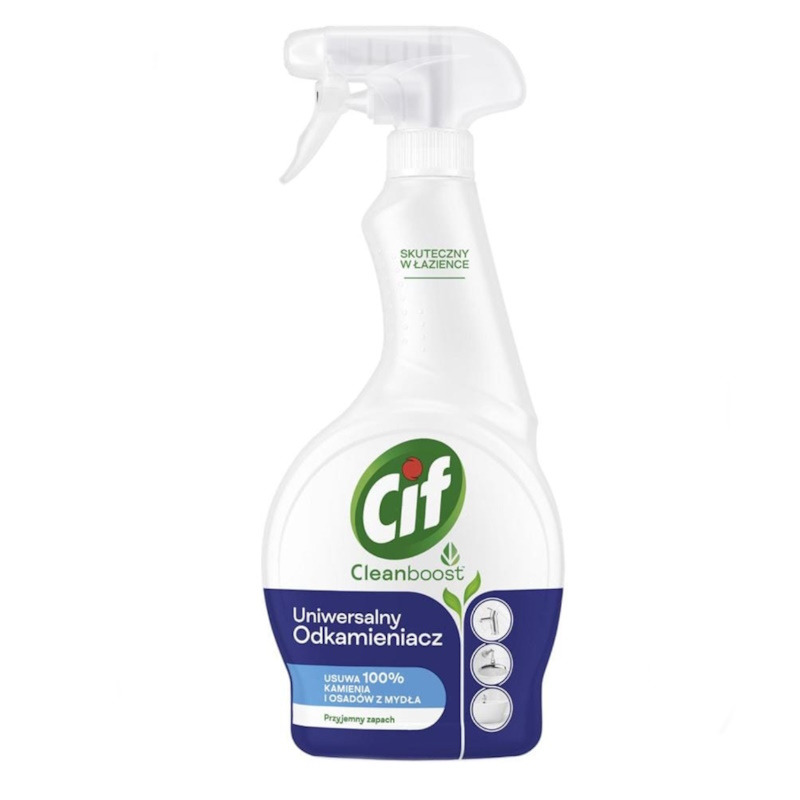 Cif Cleanboost - Uniwersalny preparat do mycia i odkamieniania �azienki - 500 ml