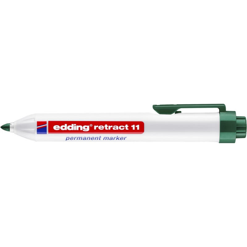 Marker permanentny automatyczny e-11 EDDING, 1,5-3mm, zielony