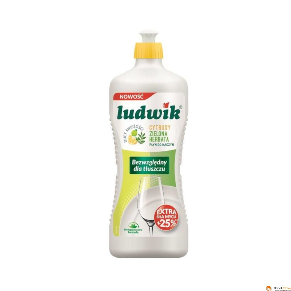 LUDWIK P�yn do mycia naczy� 450g Cytryna plus Zielona herbata 28379