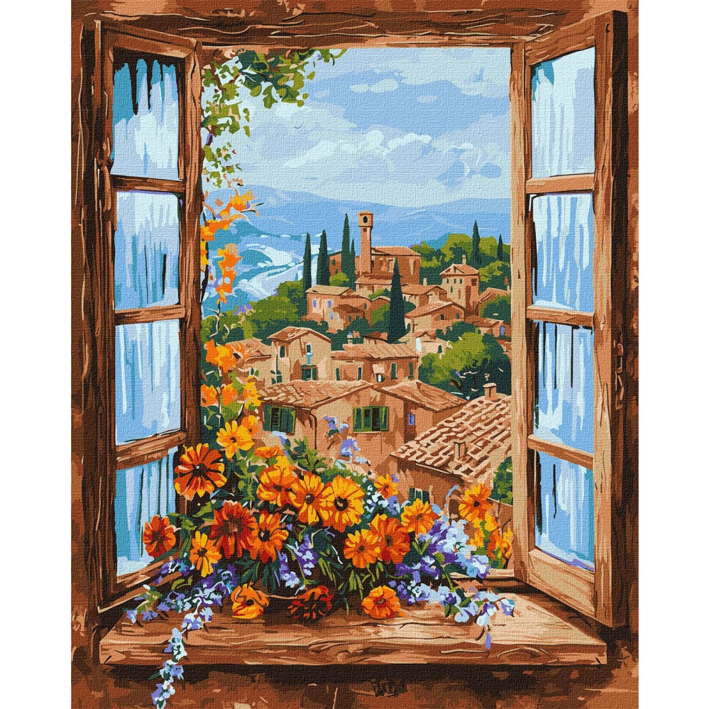 Malowanie po numerach IDEYKA, 40x50 cm, cudowny krajobraz, 1 szt., w pude�ku