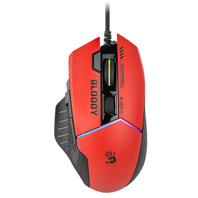 A4-Tech mysz  Bloody W95 Max USB Sports Red | czarno-czerwona