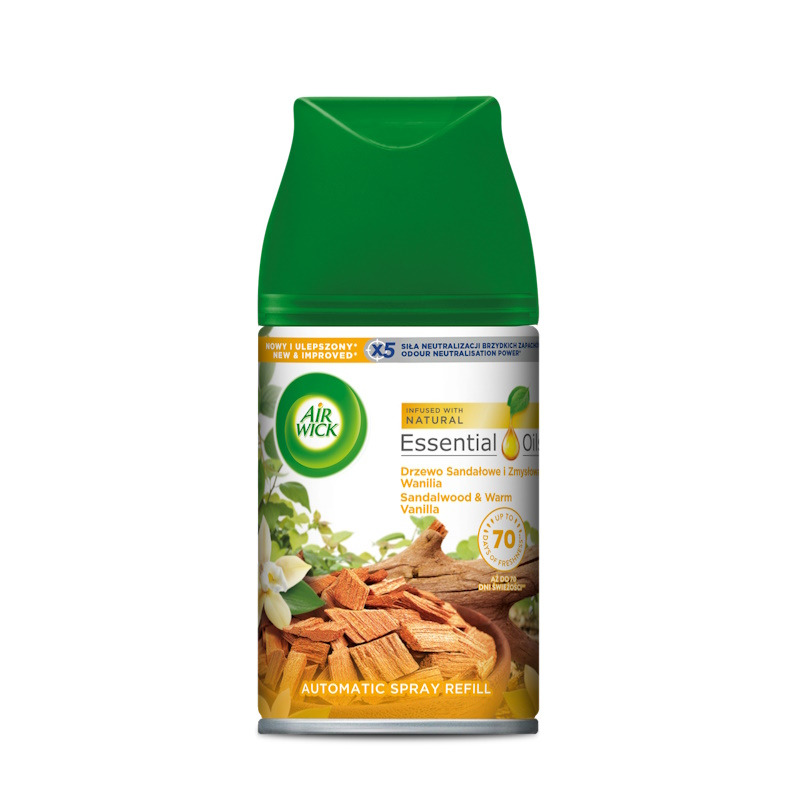 Air Wick Freshmatic &ndash; Wymienny wk�ad do od�wie�acza powietrza, 250 ml &ndash; Drzewo Sanda�owe