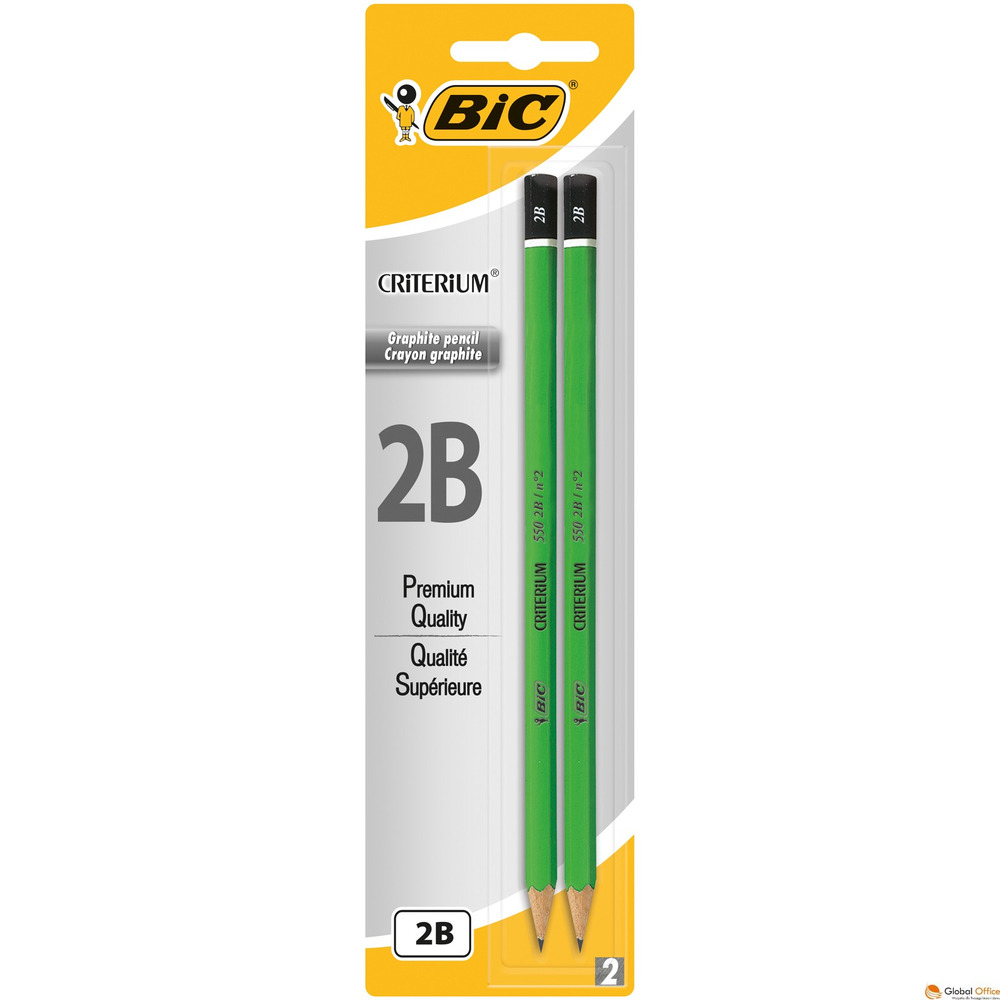 O�&oacute;wek bez gumki BIC Criterium 550 2B Blister 2szt, 861126