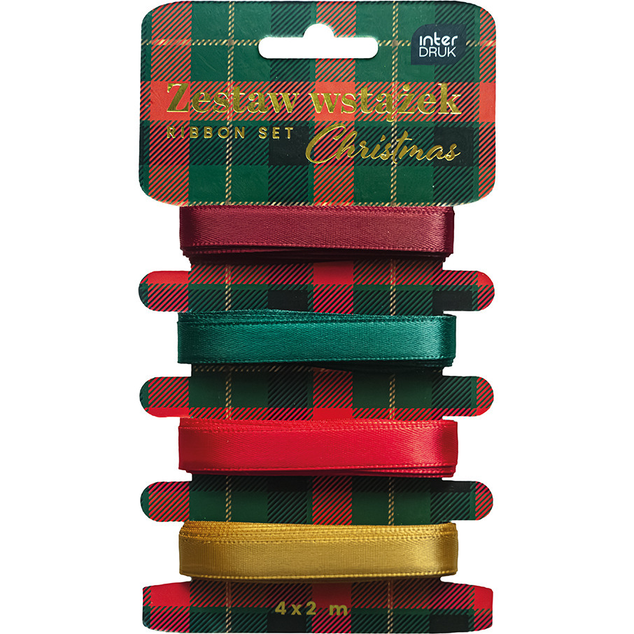 Zestaw wst��ek 4x2m CHRISTMAS INTERDRUK
