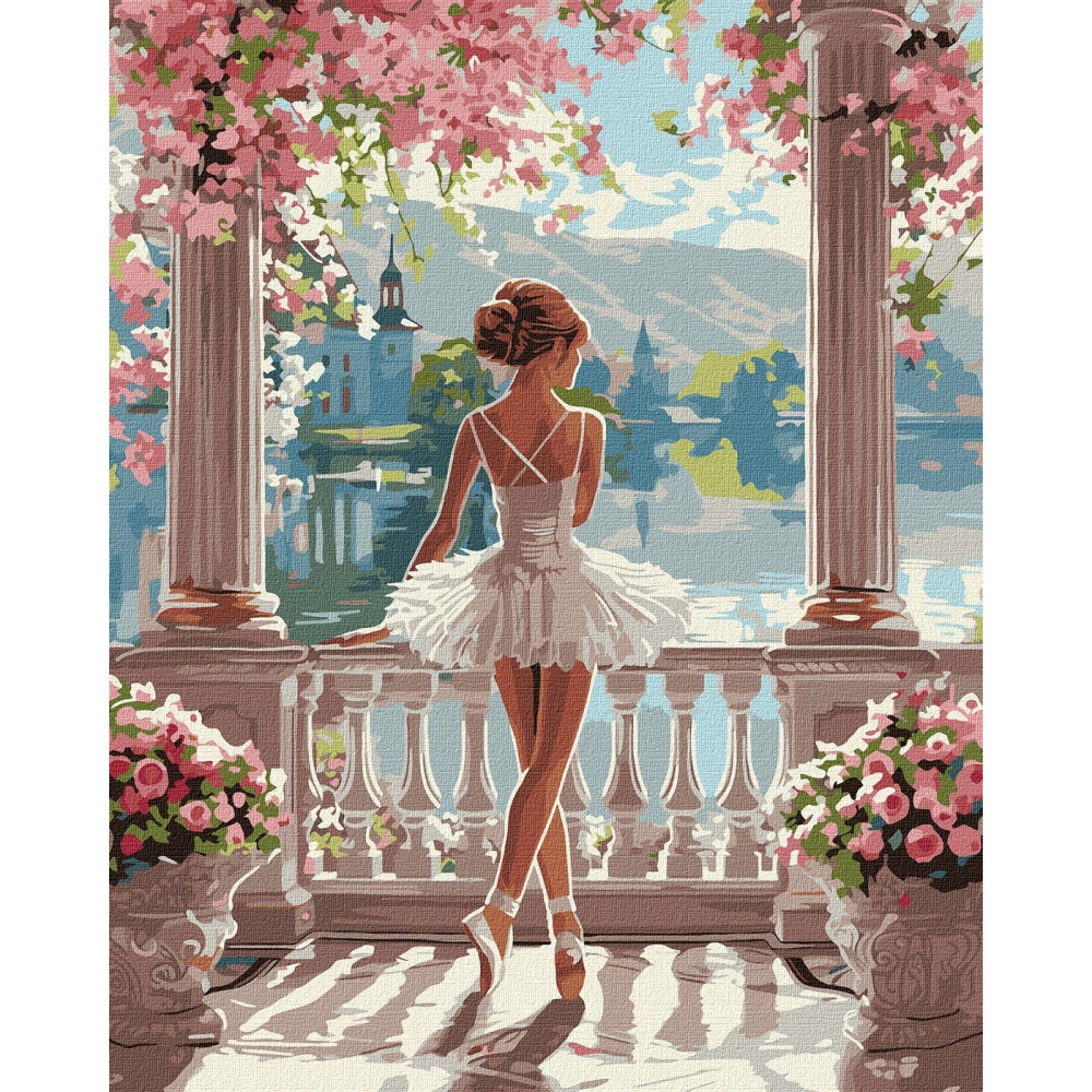 Malowanie po numerach IDEYKA, 40x50 cm, cudowna baletnica, 1 szt., w pude�ku