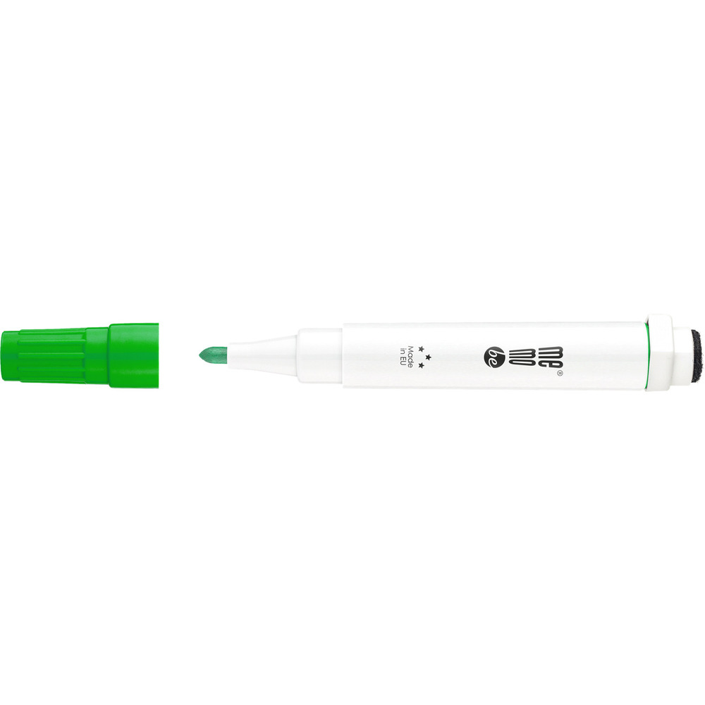 Marker do tablic sucho�cieralnych i flipchart&oacute;w z magnesem i g�bk� MM351 ko�c&oacute;wka okr�g�a zielony MM