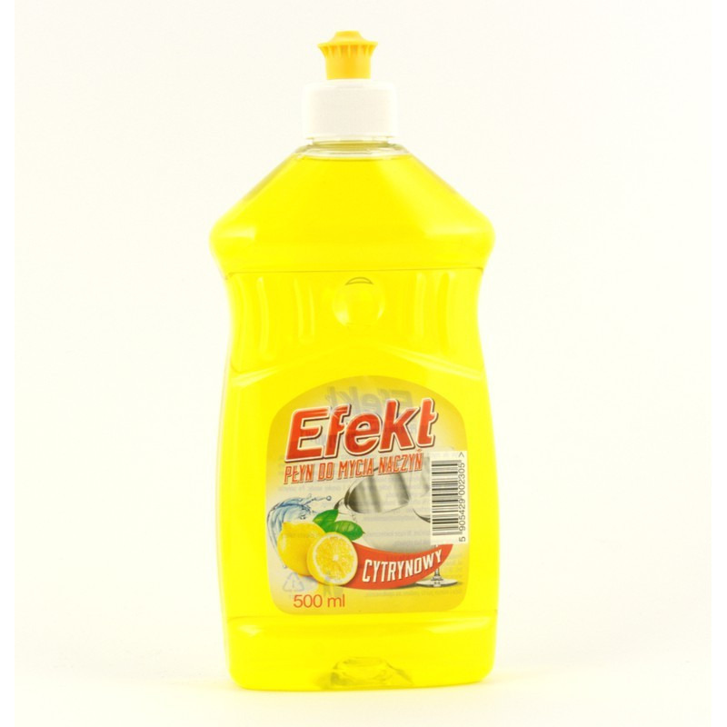 Efekt - p�yn do mycia naczy�, 0,5 l - cytrynowy