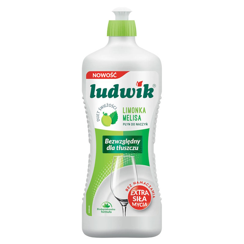 Ludwik - P�yn do mycia naczy�, limonka z melis� - 450 g