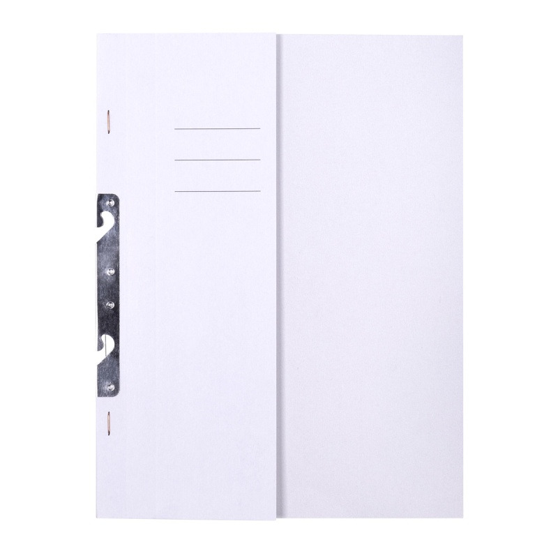 Skoroszyt zawieszkowy OFFICE PRODUCTS Budget, karton, nadruk, 1/2, A4, 250gsm, bia�y