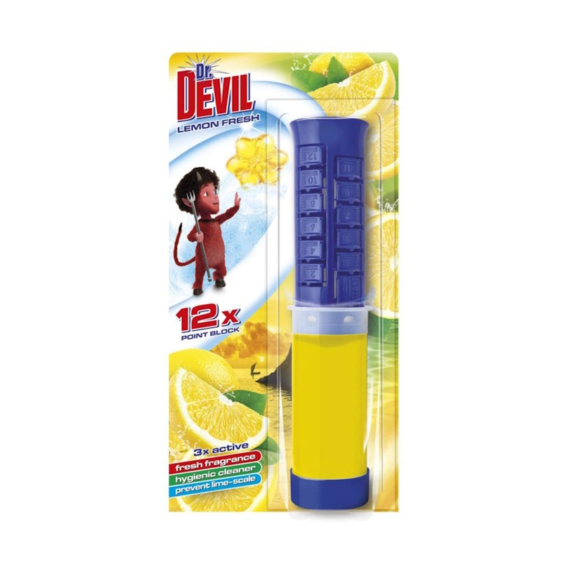 Dr. Devil - Od�wie�acz do WC w formie kr��k&oacute;w �elowych - Lemon