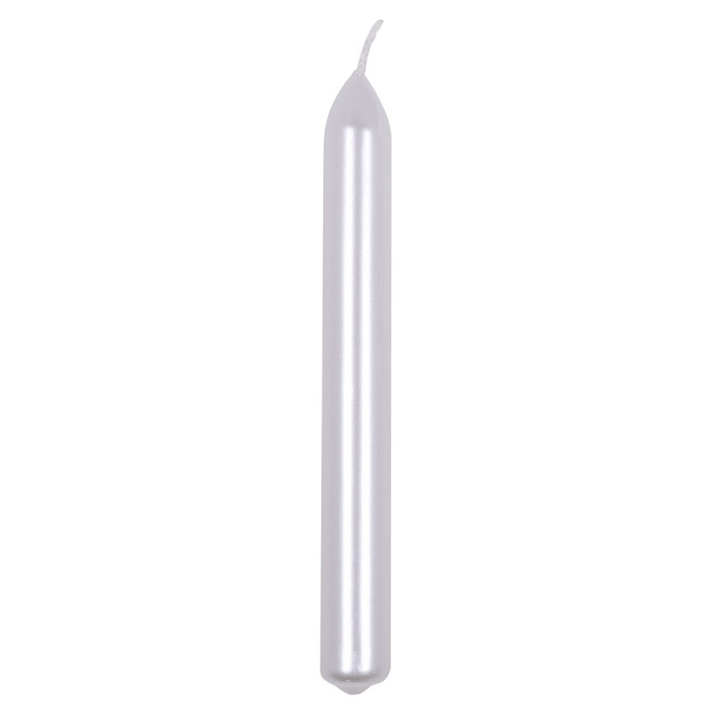 �wieca sto�owa prosta DONAU HOME, lakierowana, 20x170 mm, 10 szt., bia�a