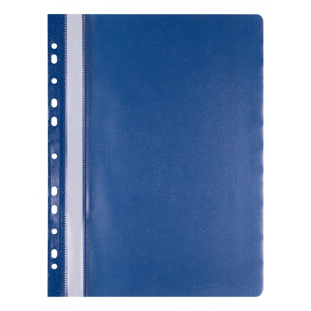 Skoroszyt OFFICE PRODUCTS, PP, A4, mi�kki, 100/170mikr., wpinany, granatowy