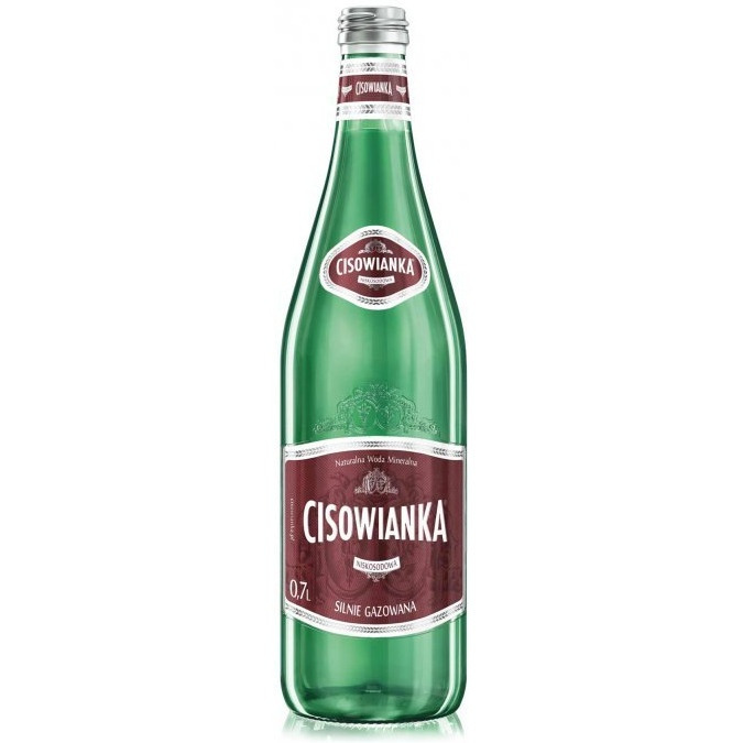 Woda CISOWIANKA 0.7L (12szt) Silny gaz szk�o