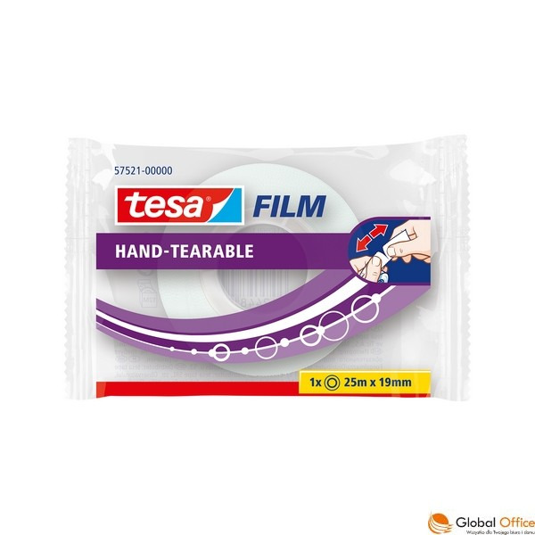 TA�MA BIUROWA TESAFILM 25MX19MM URYWALNAR�CZNIE 57521-00000-00