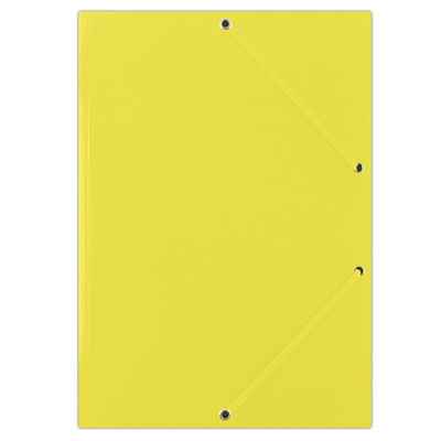 Teczka z gumk� DONAU, karton, A4, 400gsm, 3-skrz., �&oacute;�ta