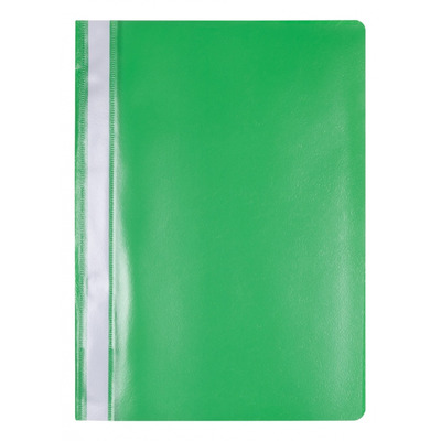 Skoroszyt OFFICE PRODUCTS, PP, A4, mi�kki, 100/170mikr., zielony