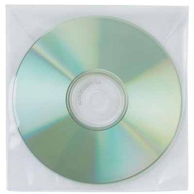 Koperty na płyty CD/DVD Q-CONNECT, 50szt., białe