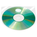 Kiesze samoprzylepna Q-CONNECT, na 2-4 pyty CD/DVD, 127x127mm, 10szt.