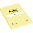 Karteczki samoprzylepne POST-IT w kratk (662), 102x152mm, 1x100 kart., te