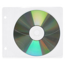 Koperty na p�yty CD/DVD OFFICE PRODUCTS, do wpinania, PP, 10szt., transparentny