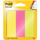 Zakadki indeksujce POST-IT® (671/3), papier, 26x76mm, 3x100 kart., mix kolorów