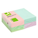 Bloczek samoprzylepny Q-CONNECT Rainbow, 127x76mm, 4x3x100k, pastel, mix kolor&oacute;w